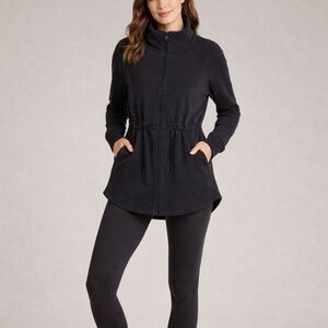 Lululemon Black Cinched Waist Full Zip Jacket Size 10